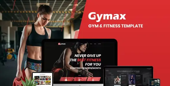 Gymax – Gym & Fitness Elementor Template Kit