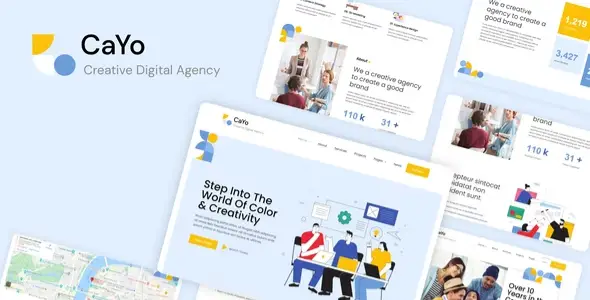 CaYo – Creative Agency Elementor Template Kit